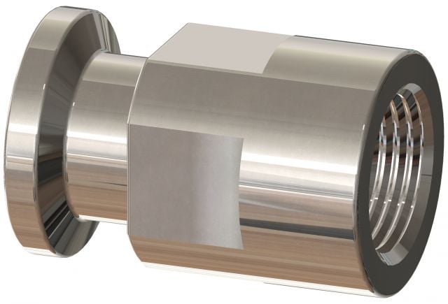 Clamp Adapter x Female NPT - T22MP - PL Finish SF1